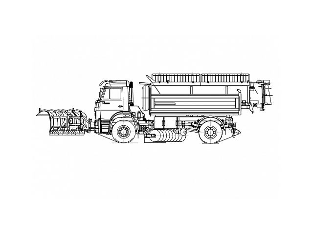 Комбинированная дорожная машина ДМК-65