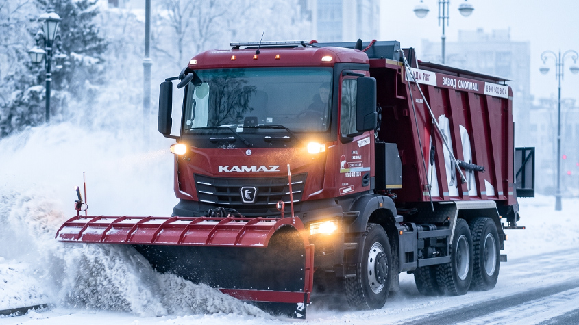 Обзор КДМ на базе КАМАZ 6595, 6х4